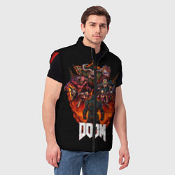 Мужской жилет DOOM History, цвет: 3D-красный — фото 2