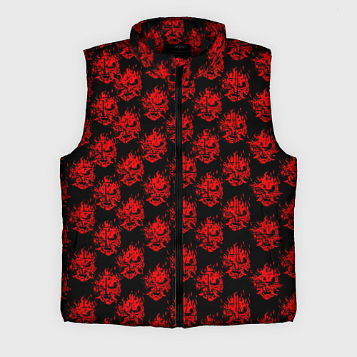 Мужской жилет Cyberpunk 2077: Samurai Pattern / 3D-Черный – фото 1