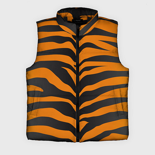 Мужской жилет Шкура тигра / 3D-Черный – фото 1