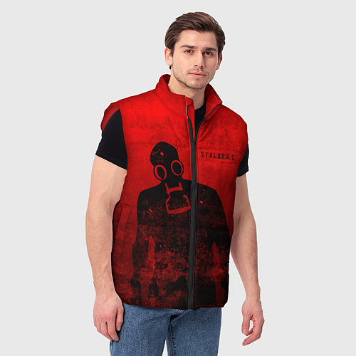 Мужской жилет STALKER 2 / 3D-Красный – фото 3
