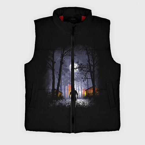 Мужской жилет RDR 2: Black Cowboy / 3D-Красный – фото 1