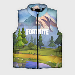 Мужской жилет Fortnite: Forest View, цвет: 3D-черный