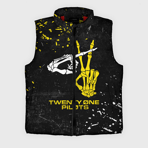 Мужской жилет TOP: Skeleton Clique / 3D-Красный – фото 1