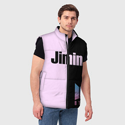Мужской жилет BTS Jimin, цвет: 3D-черный — фото 2