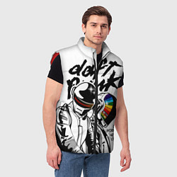 Мужской жилет Daft Punk: Our work is never over, цвет: 3D-красный — фото 2