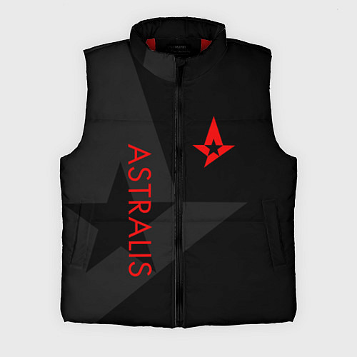 Мужской жилет Astralis: Dark Style / 3D-Красный – фото 1