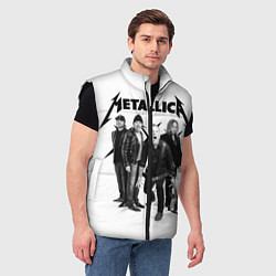 Мужской жилет Metallica, цвет: 3D-черный — фото 2