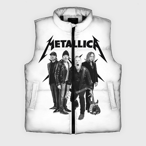 Мужской жилет Metallica / 3D-Черный – фото 1