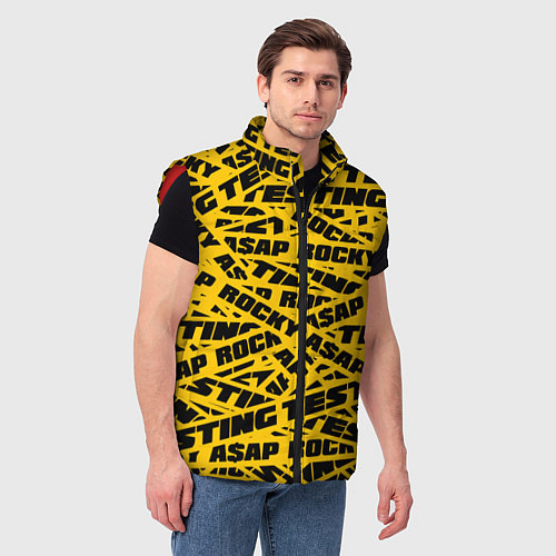 Мужской жилет ASAP Rocky: Light Style / 3D-Красный – фото 3