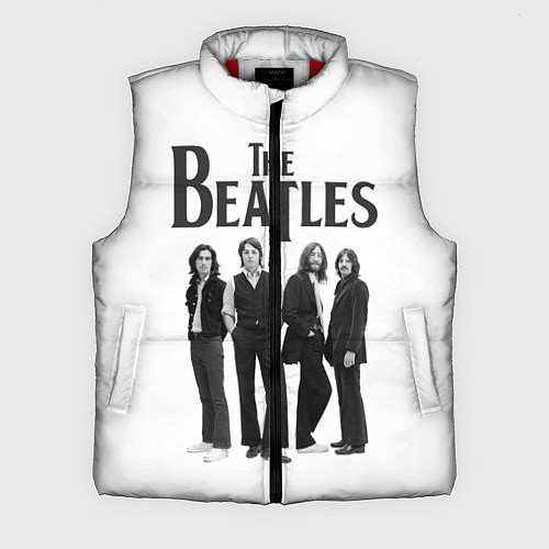 Мужской жилет The Beatles: White Side / 3D-Красный – фото 1