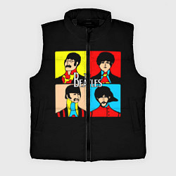 Мужской жилет The Beatles: Pop Art, цвет: 3D-черный