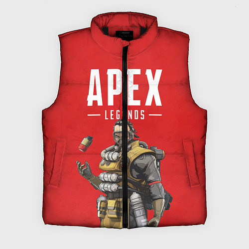Мужской жилет Apex Legends: Red Caustic / 3D-Черный – фото 1