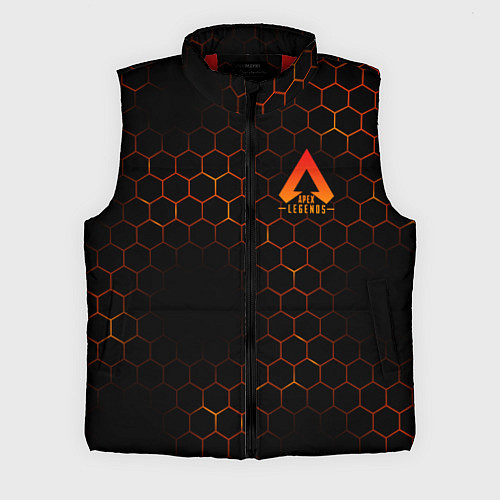 Мужской жилет Apex Legends: Orange Carbon / 3D-Красный – фото 1