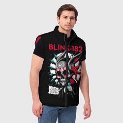 Мужской жилет Blink-182: Death Punk, цвет: 3D-красный — фото 2