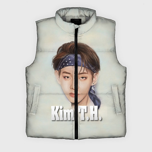 Мужской жилет BTS Kim T.H. / 3D-Светло-серый – фото 1