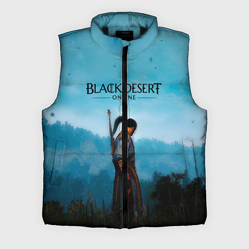 Мужской жилет BLACK DESERT / 3D-Черный – фото 1