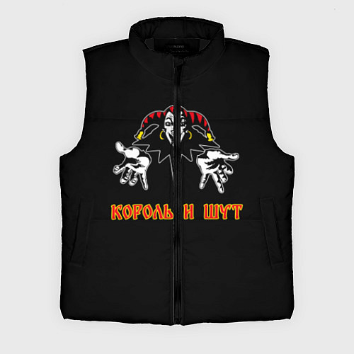 Мужской жилет КОРОЛЬ И ШУТ / 3D-Черный – фото 1