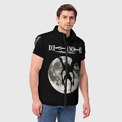 Мужской жилет Тетрадь смерти, цвет: 3D-светло-серый — фото 2