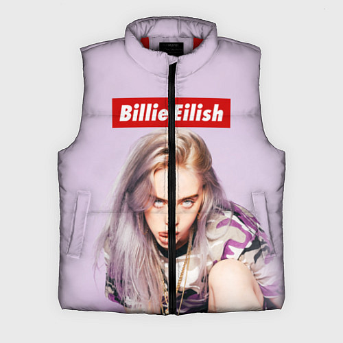 Мужской жилет Billie Eilish: Bored / 3D-Красный – фото 1