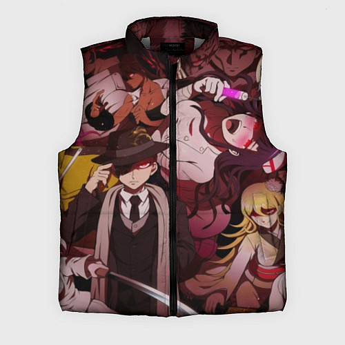 Мужской жилет DANGANRONPA / 3D-Светло-серый – фото 1