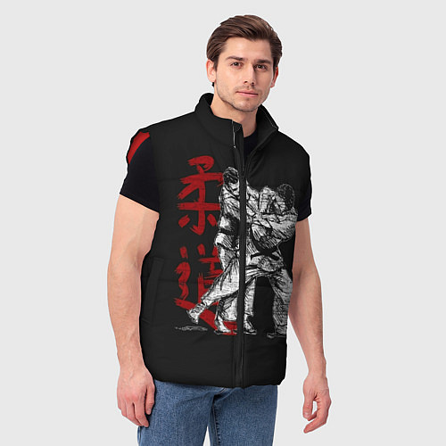 Мужской жилет Judo / 3D-Красный – фото 3