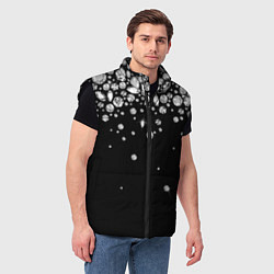 Мужской жилет Бриллиантовый дождь, цвет: 3D-черный — фото 2