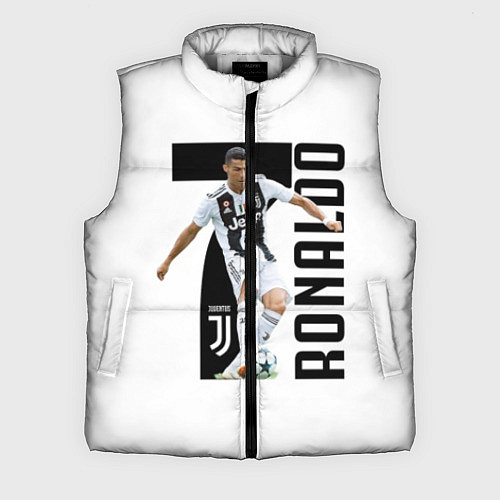 Мужской жилет Ronaldo the best / 3D-Светло-серый – фото 1