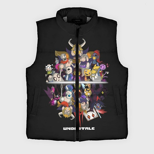 Мужской жилет Undertale / 3D-Светло-серый – фото 1