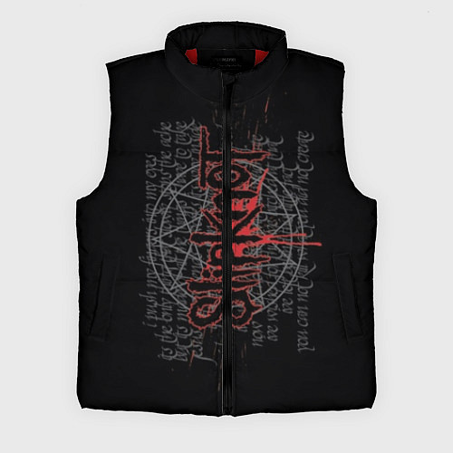 Мужской жилет Slipknot: Pentagram / 3D-Красный – фото 1