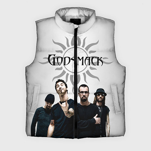 Мужской жилет Godsmack / 3D-Светло-серый – фото 1