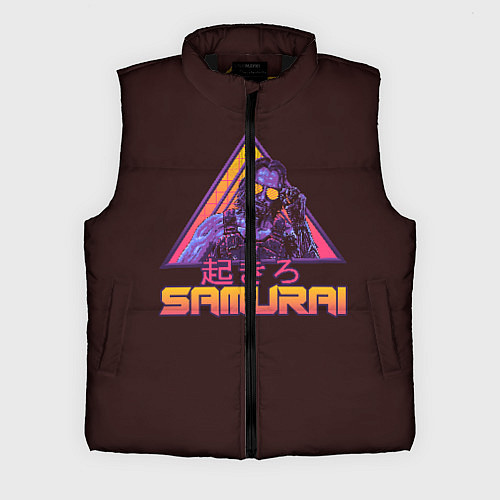 Мужской жилет Johnny Silverhand - SAMURAI / 3D-Черный – фото 1