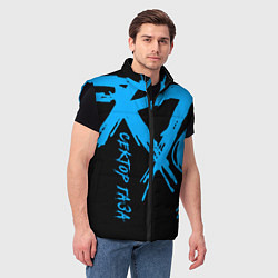 Мужской жилет Сектор Газа, цвет: 3D-черный — фото 2