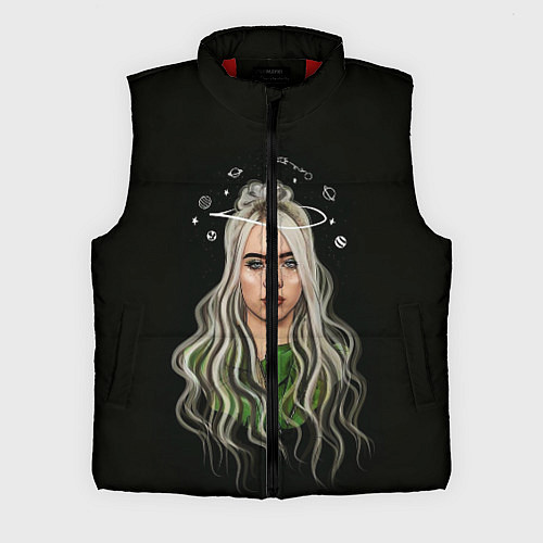 Мужской жилет BILLIE EILISH / 3D-Красный – фото 1