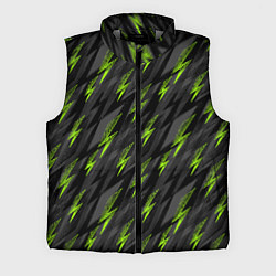 Мужской жилет Зеленые молнии паттерн