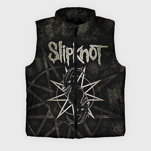 Мужской жилет Slipknot goat / 3D-Черный – фото 1