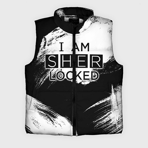 Мужской жилет Sherlock / 3D-Черный – фото 1