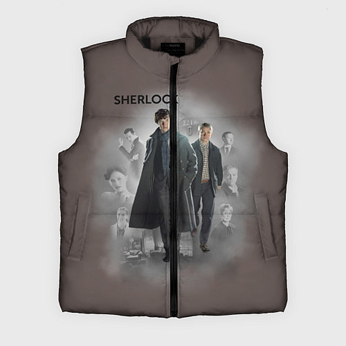 Мужской жилет Sherlock / 3D-Черный – фото 1