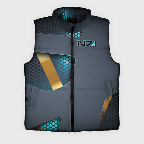 Мужской жилет Mass Effect N7 / 3D-Черный – фото 1