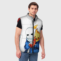 Мужской жилет UNDERTALE, цвет: 3D-красный — фото 2