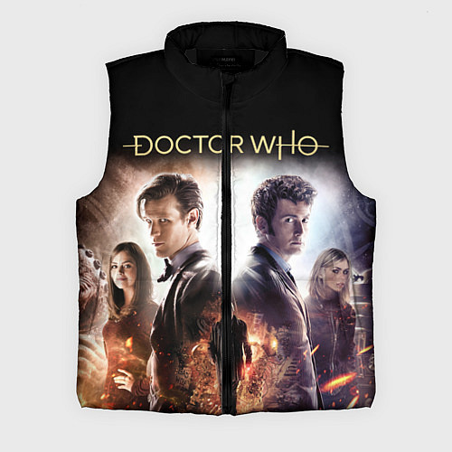 Мужской жилет Доктор Кто / 3D-Черный – фото 1