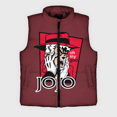 Мужской жилет Приключения ДжоДжо / 3D-Черный – фото 1