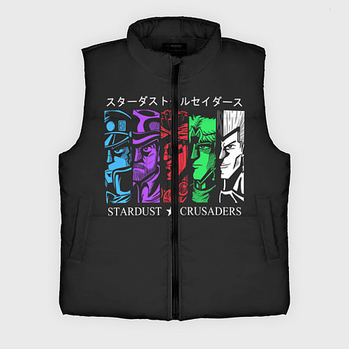 Мужской жилет JoJo Bizarre Adventure / 3D-Черный – фото 1