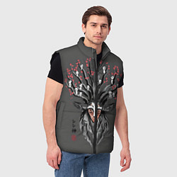Мужской жилет Princess Mononoke, цвет: 3D-черный — фото 2