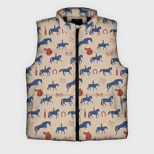 Мужской жилет Кони / 3D-Черный – фото 1