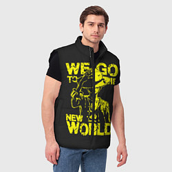 Мужской жилет One Piece We Go World, цвет: 3D-черный — фото 2