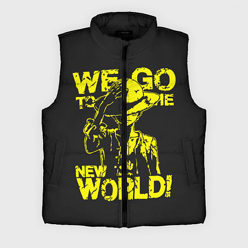Мужской жилет One Piece We Go World / 3D-Черный – фото 1