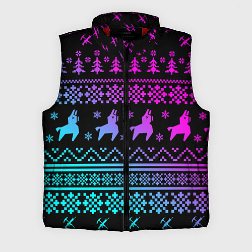 Мужской жилет FORTNITE НОВОГОДНИЙ / 3D-Красный – фото 1