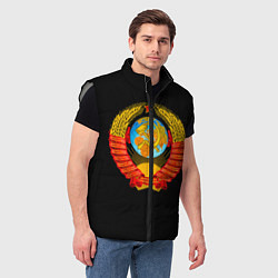 Мужской жилет СССР, цвет: 3D-светло-серый — фото 2