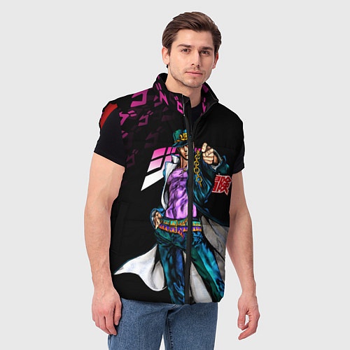 Мужской жилет JOJOS BIZARRE ADVENTURE / 3D-Красный – фото 3