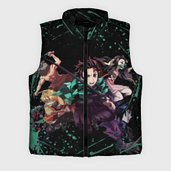Мужской жилет KIMETSU NO YAIBA, цвет: 3D-черный